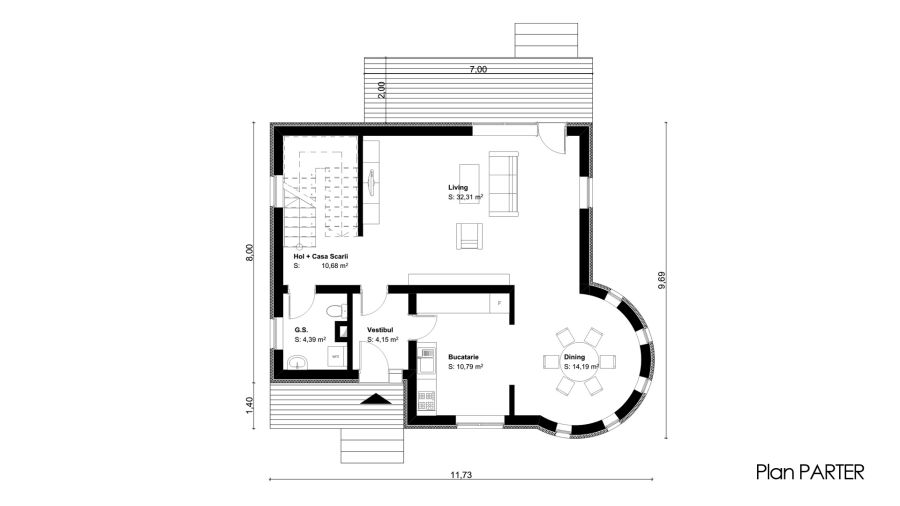 proiecte de case mici cu etaj tiny one story house plans 8