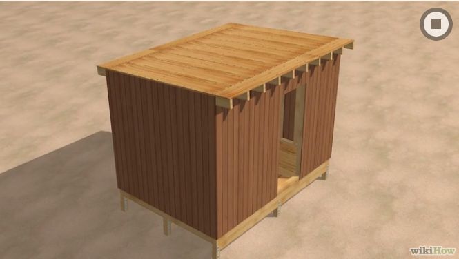 Constructia unei magazii din lemn how to build a wooden shed 9