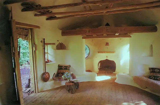 The cob house in England