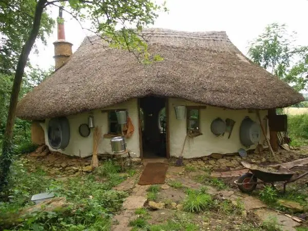 The cob house in England