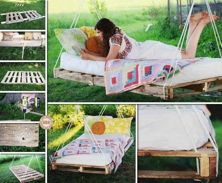 Pallet outdoor furniture instructions in easy steps