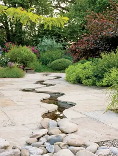 Decorative stone garden ideas at home