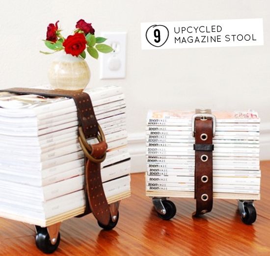How to reuse magazines at home