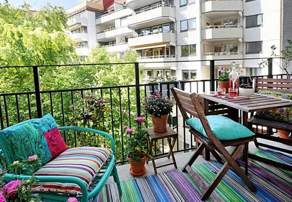 Six ways to spruce up your balcony at home