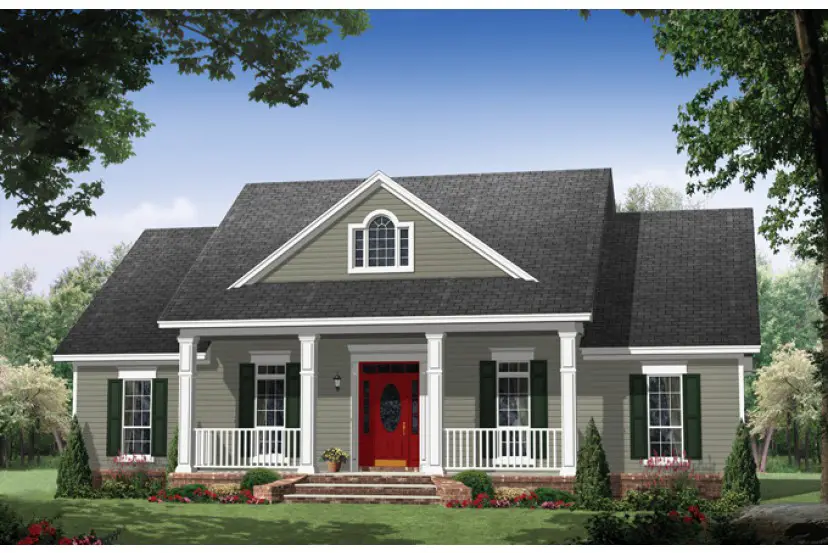 Colonial style house plans in examples
