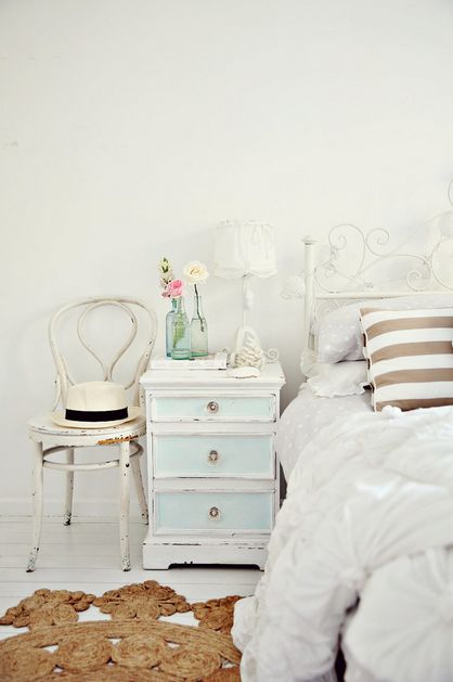 Vintage pieces of furniture at home