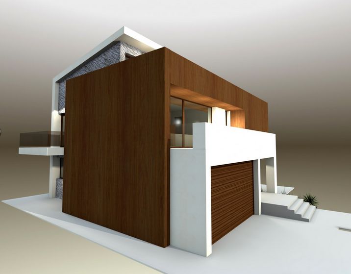 proiecte de case moderne cu balcoane in relief protruding balcony modern house plans 6