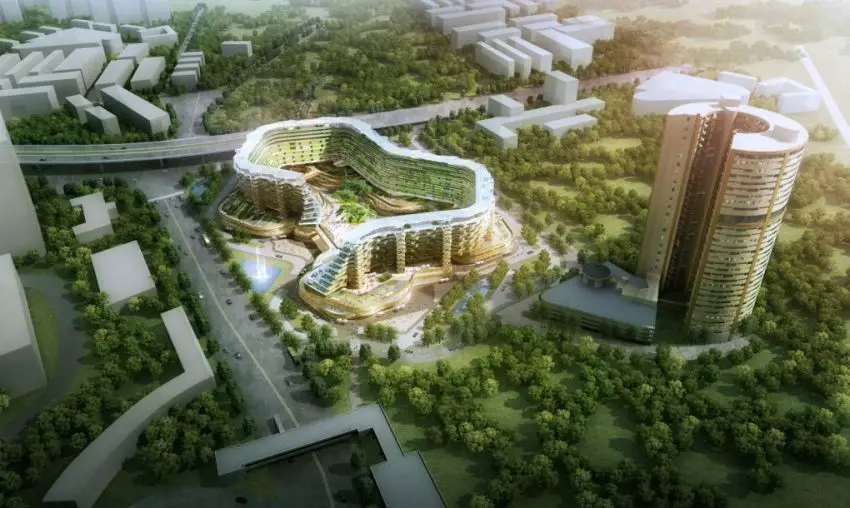 Futuristic retirement home in Singapore