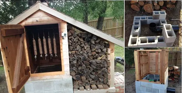 Building your own brick smokehouse at home