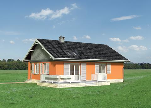 proiecte de case mici sub 100 de metri patrati Small houses under 100 square meters 5