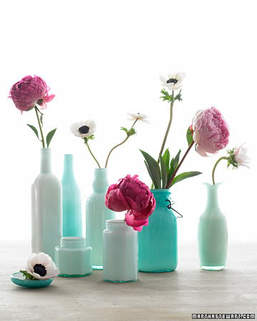 vaze din borcane facute in casa Mason jar flower vases 10