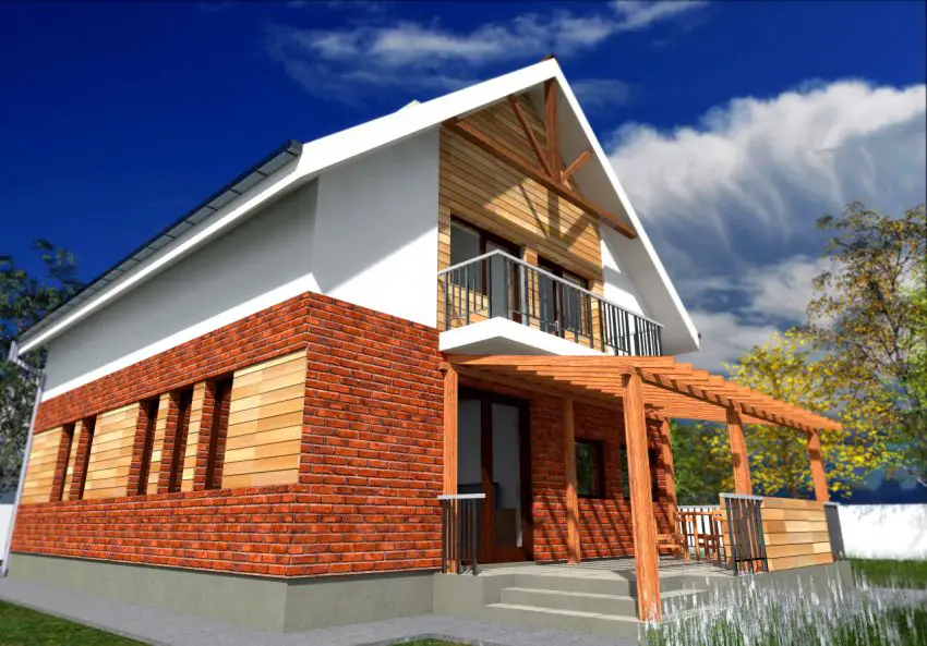 Brick and wooden structure houses for all