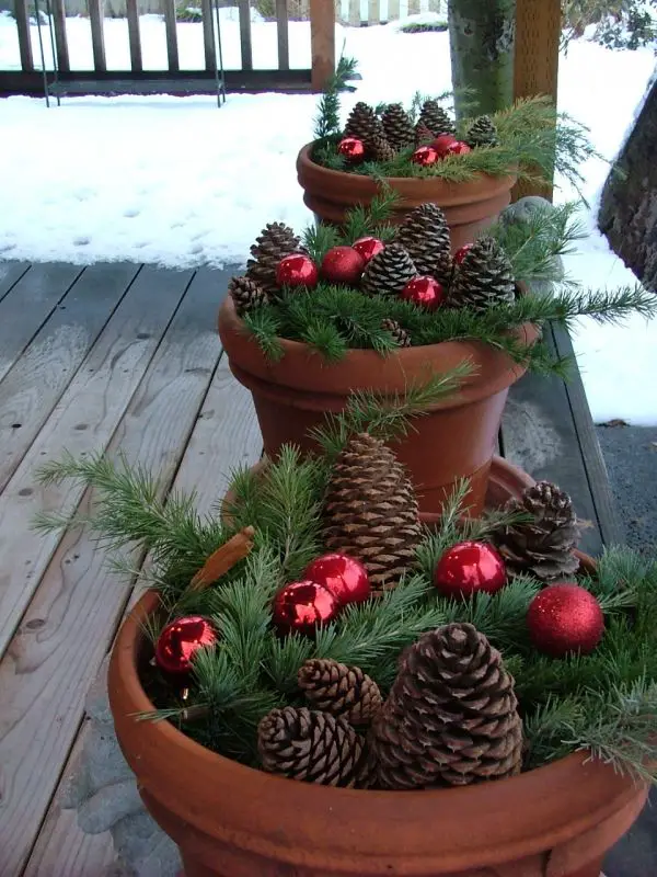 The most beautiful natural Christmas decorations at home