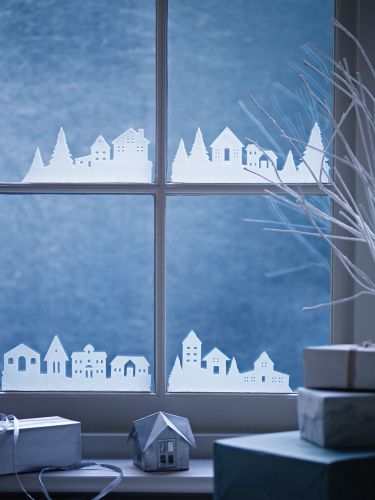 decorarea geamurilor de craciun Christmas window design ideas 18