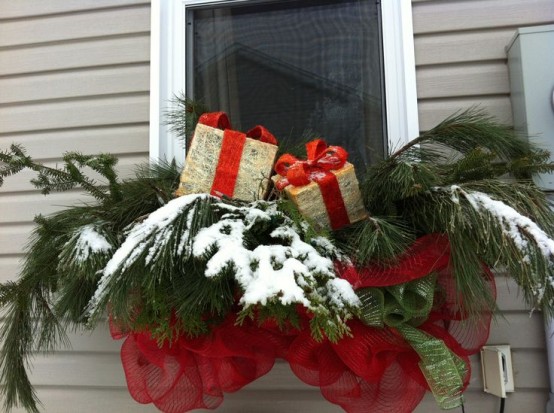 decorarea geamurilor de craciun Christmas window design ideas 8