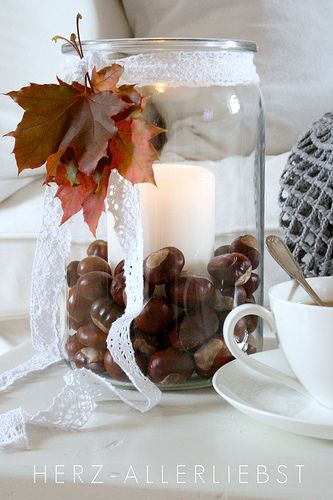 Chestnut decorations for home