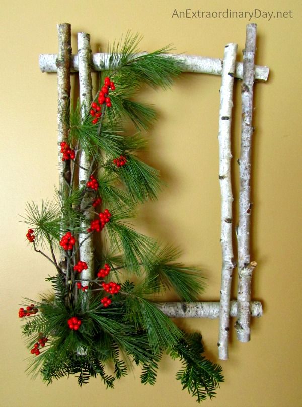 decoratiuni din crengi de brad Christmas fir branches decorations 17