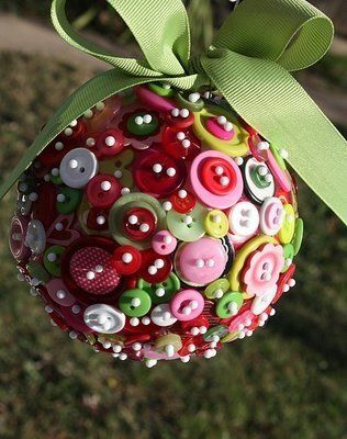 Button decorations for home