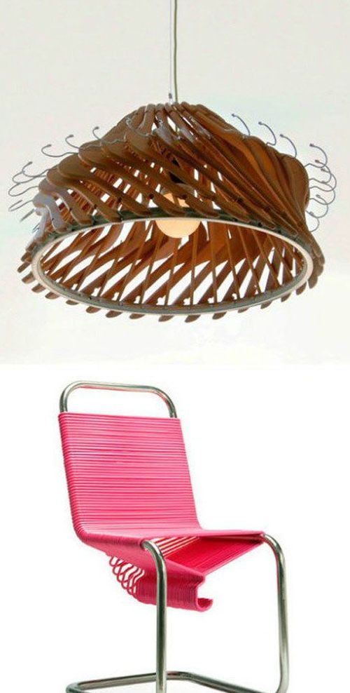 Unusual uses for wire coat hangers at home