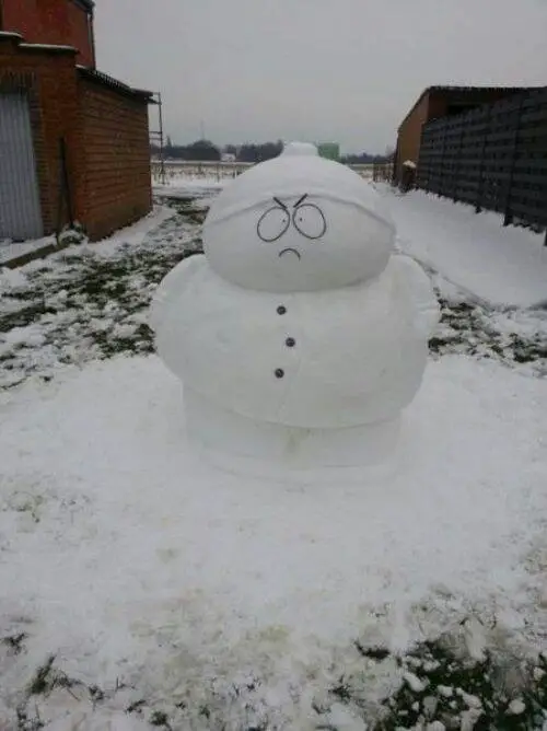 Most creative snowmen in the world