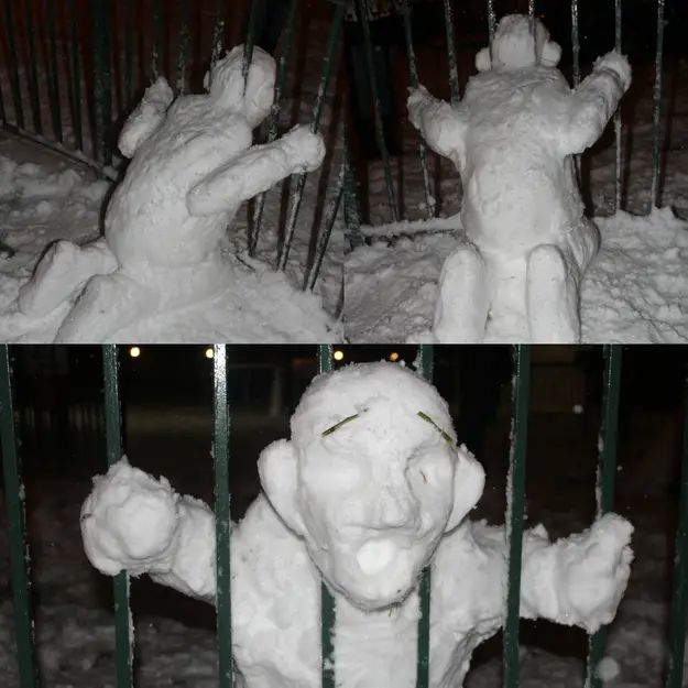 cei mai frumosi oameni de zapada Most creative snowmen 5