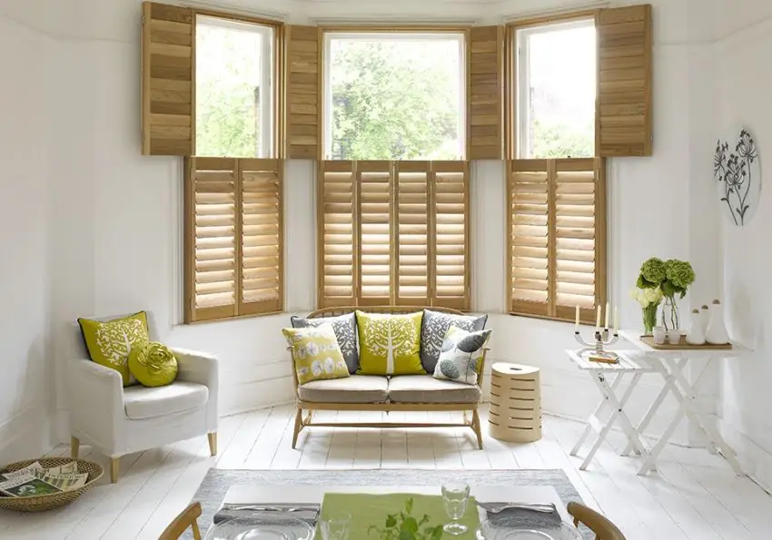 Wood shutters for home