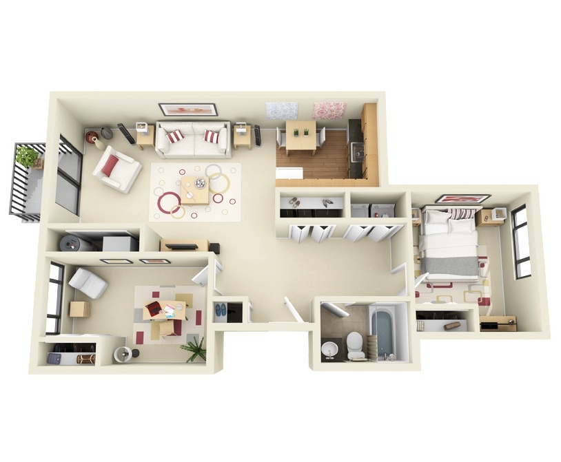 Idei pentru amenajarea unui apartament cu 3 camere frumos