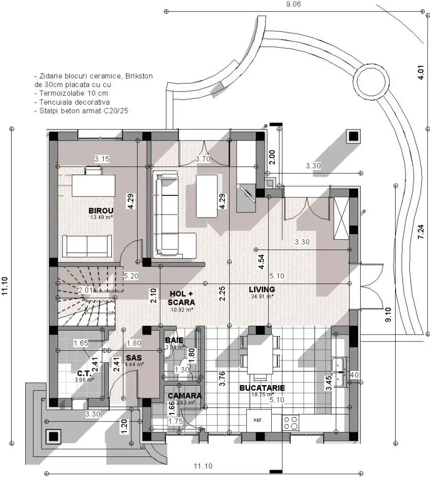 proiecte de case spatioase Spacious house plans 3