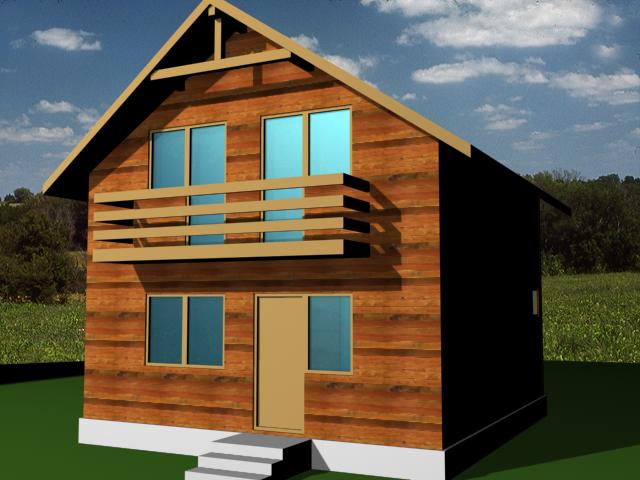 Solid wood house plans