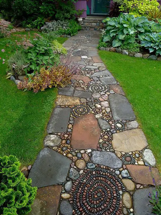 pietre decorative pentru gradina Decorative stone garden landscaping ideas 15