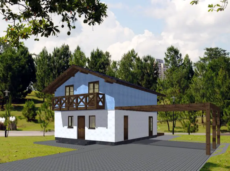 Wood panel house plans