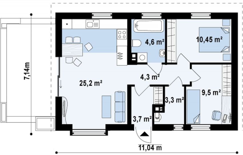 Floor Plan Design For 100 Sqm House Awesome Home