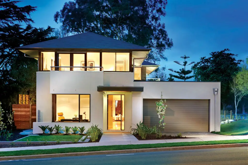 Idei de case moderne cu etaj FOTO: Houseplane.com
