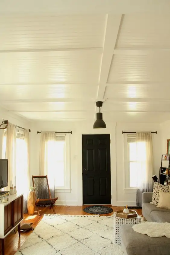 livinguri cu tavan din lemn wood ceiling living rooms 10