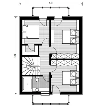 proiecte de case cu etaj mansardat attic house plans 3