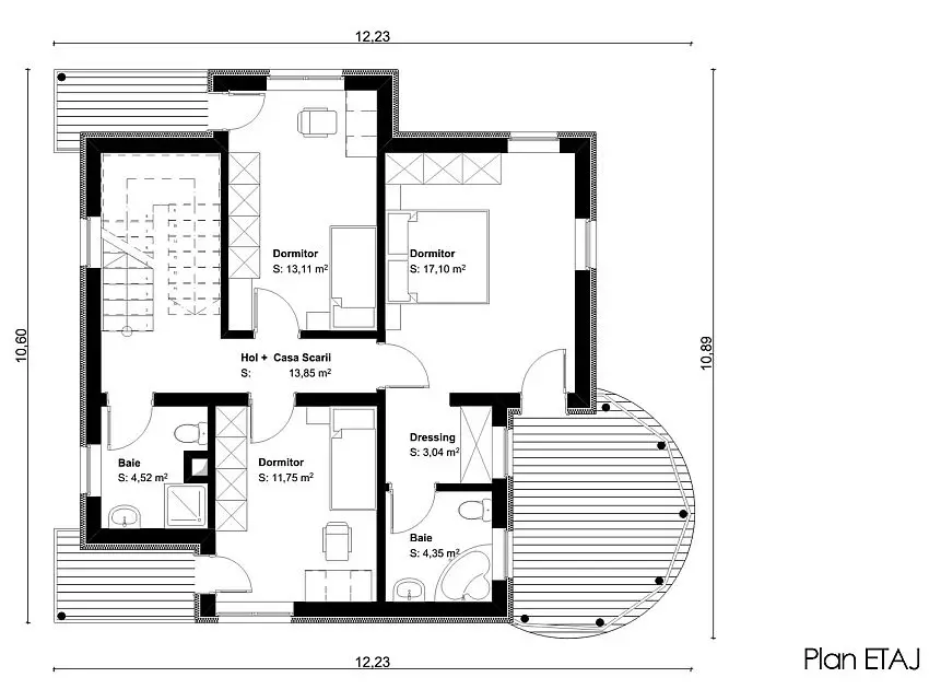 proiecte de case cu un etaj two story house plans 13