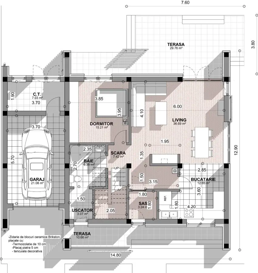 Family House One Story Bloxburg House Blueprints