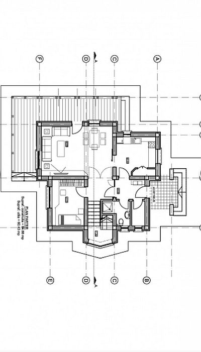 case medii cu mansarda Two story medium sized house plans 9