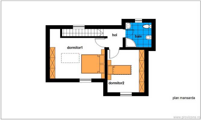 case mici de 60 de mp 60 square meter house plans 13