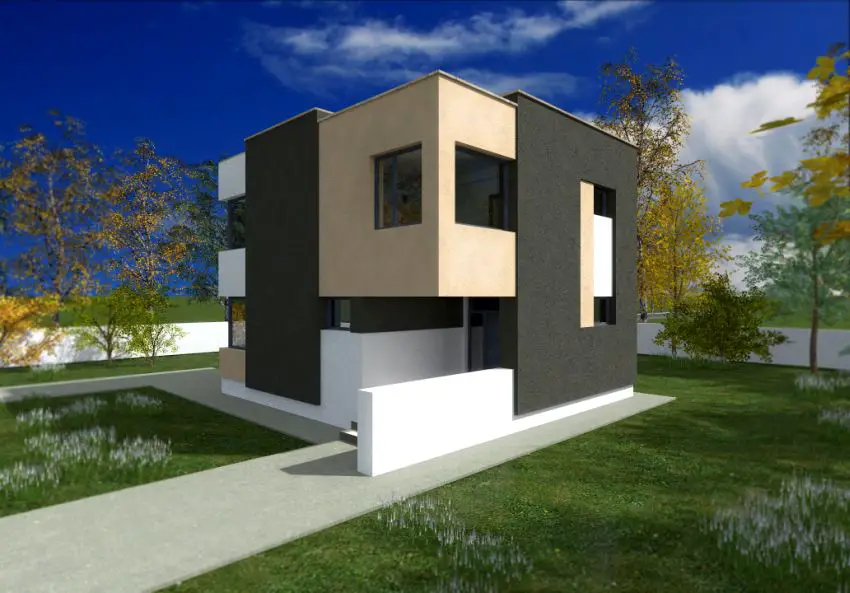 Two story houses under 150 square meters