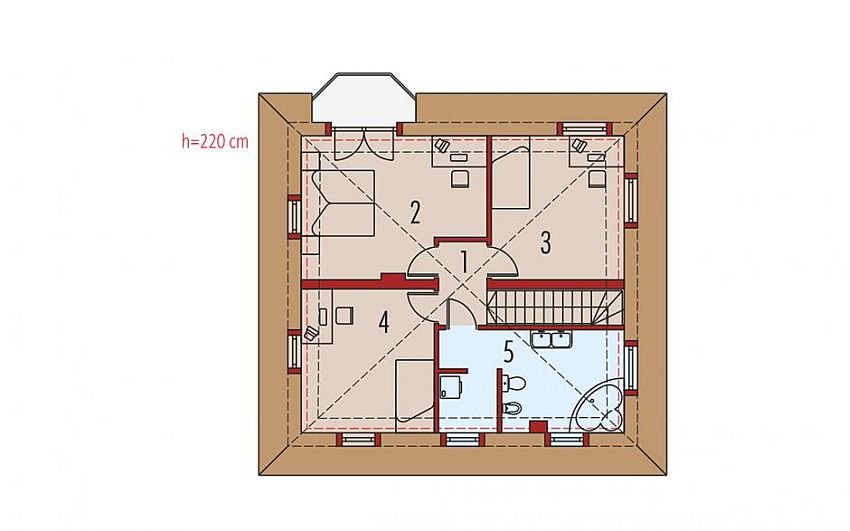 Proiecte de case mici sub 120 de mp Houses under 120 square meters 4