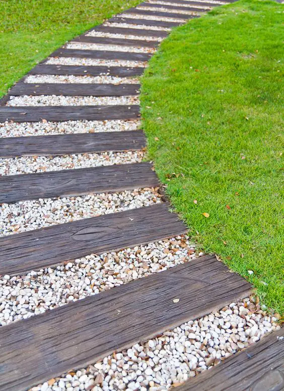 alei de gradina din lemn Garden wooden walkways 11