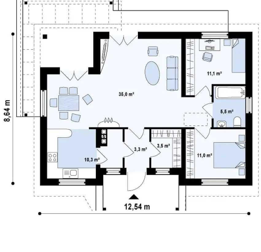 casa si gradina pe 300 de mp House and garden on 300 square meters 8