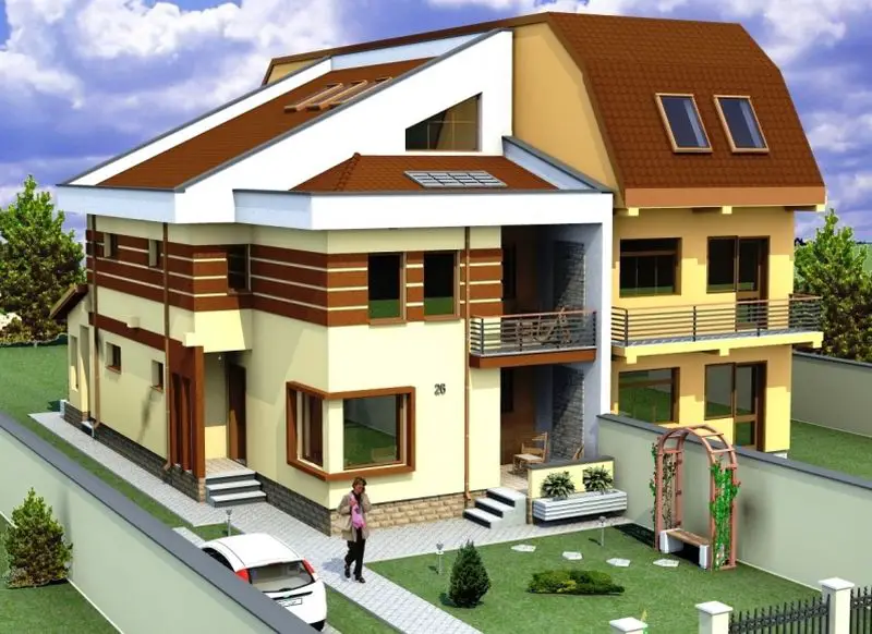 Three story house plans