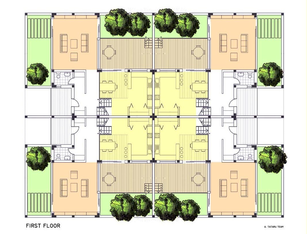 Multi Unit House Plans How To Have Your Small Neighbourhood With Family And Friends