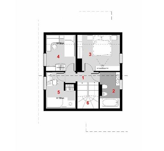 simple house plans with attic