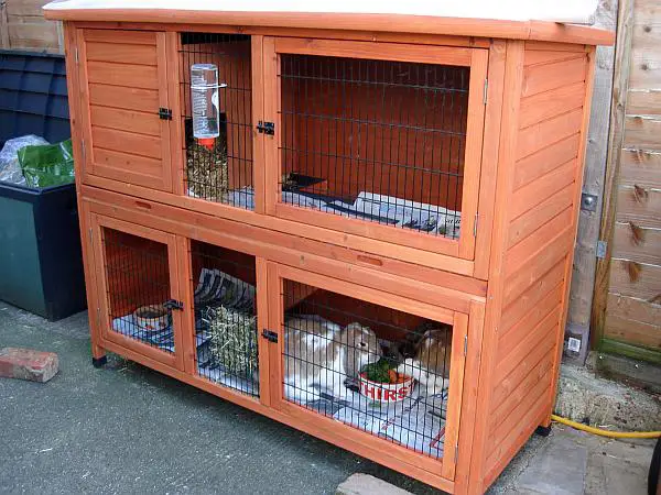 how to make a rabbit cage