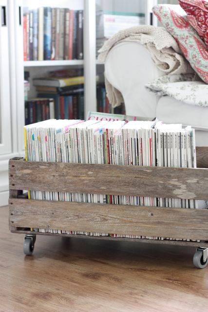 creative ways to store your magazines