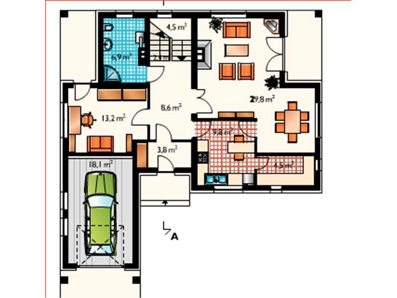 loft houses with inside staircase