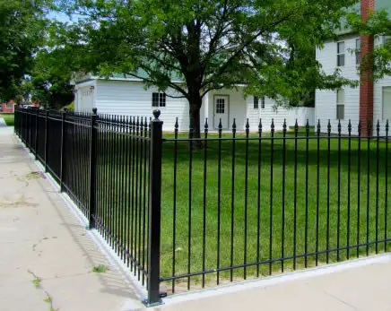 the most frequent fence materials